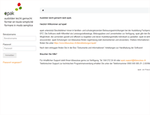 Tablet Screenshot of epak.ch